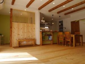 ☆見せ梁の大空間リビング