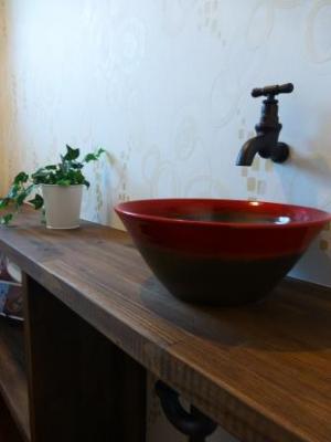 手づくり手洗カウンター