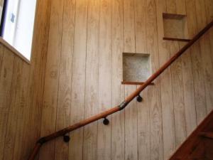 ニッチをつけた階段