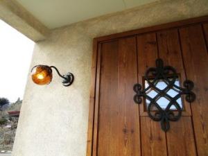 味わいのある塗り壁